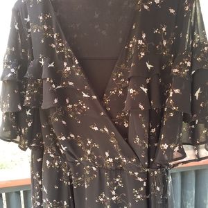 Floral Print Midi Dress